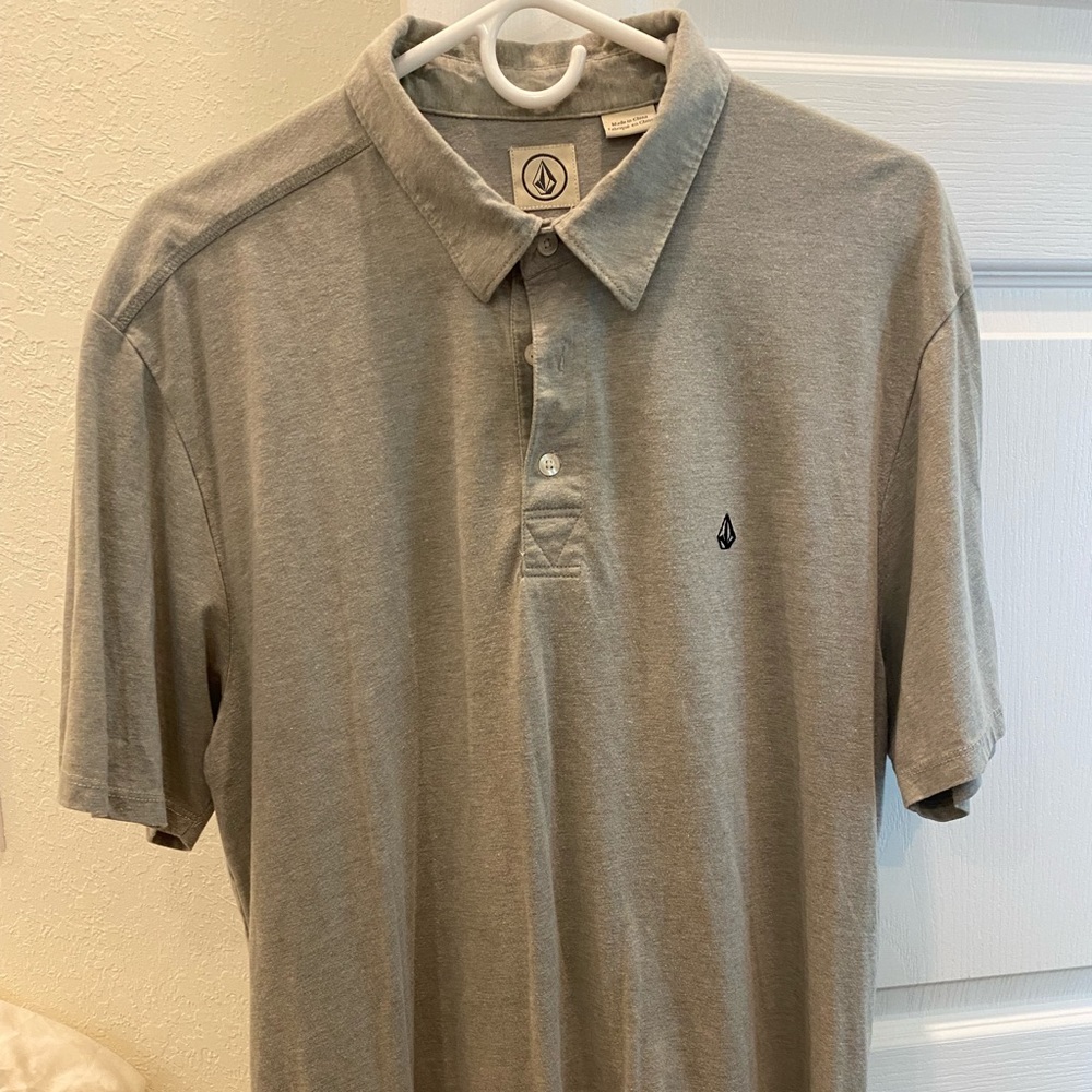 Men’s Volcom Stone Polo XL Gray